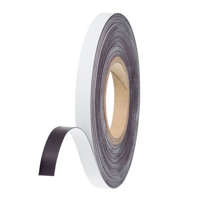Magnetband farbig 15 mm | weiß | 30 m | 0,6 mm