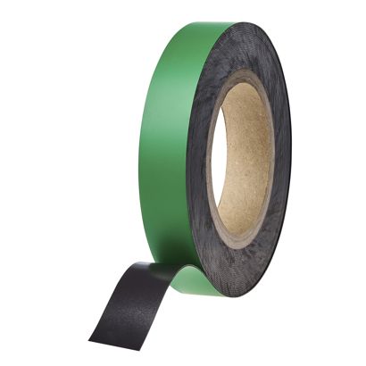 Magnetband farbig 25 mm | grün | 10 m | 0,85 mm