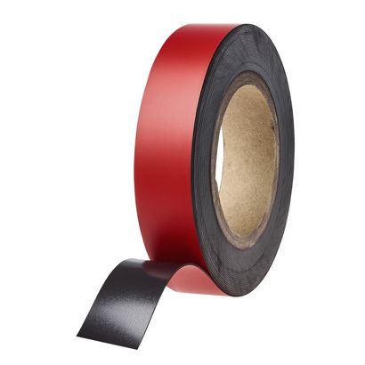 Magnetband farbig 30 mm | rot | 10 m | 0,85 mm