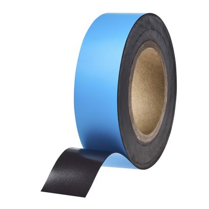 Magnetband farbig 40 mm | hellblau | 10 m | 0,85 mm