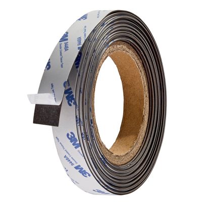 Neodym Magnetband, selbstklebend, extra stark 20 mm | 100 g/cm² | 10 m | 0,5 mm