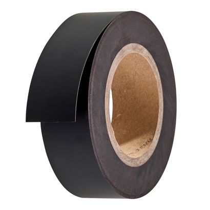 Magnetband farbig 40 mm | schwarz | 10 m | 0,85 mm