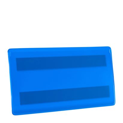 Etikettentaschen magnetisch 145 x 80 mm | blau