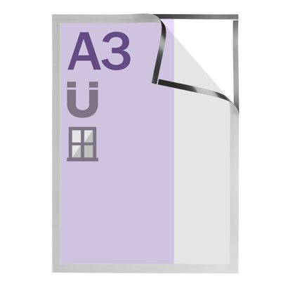 Magnetrahmen A3 Window Frame silber