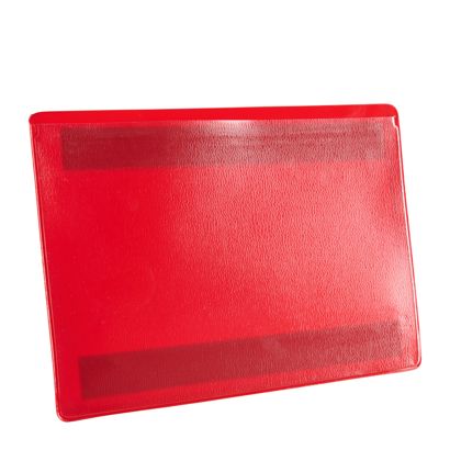 Etikettentaschen magnetisch 160 x 110 mm | rot