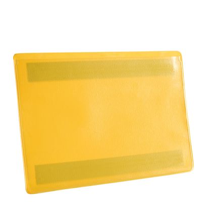 Etikettentaschen magnetisch 160 x 110 mm | gelb