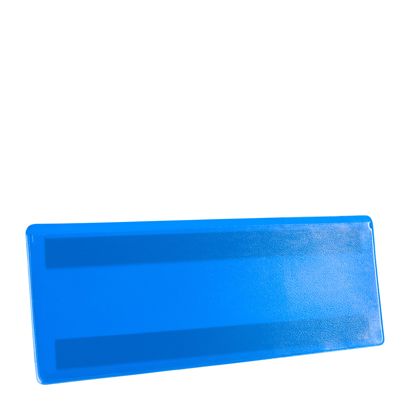Etikettentaschen magnetisch 220 x 80 mm  | blau 