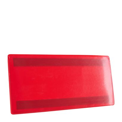 Etikettentaschen magnetisch 220 x 105 mm | rot