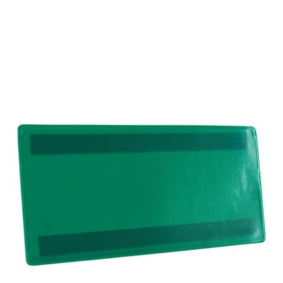 Etikettentaschen magnetisch 220 x 105 mm | grün