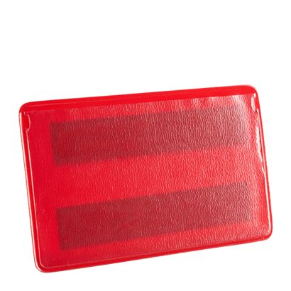 Etikettentaschen magnetisch 100 x 60 mm | rot