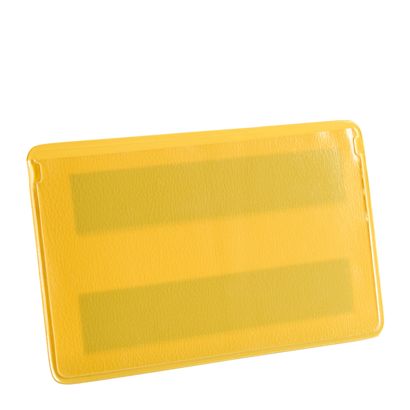 Etikettentaschen magnetisch 100 x 60 mm | gelb