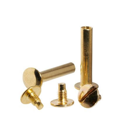 Buchschrauben, Messing 