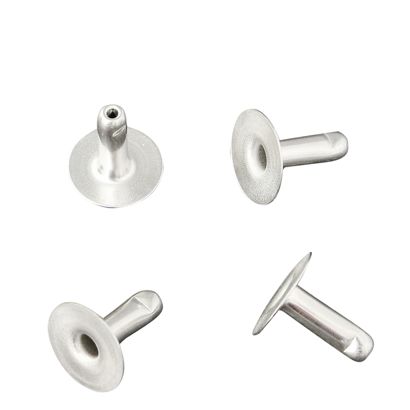 Doppelhohlnieten, Unterteil, offen, Typ A, 7,5 mm Kopfdurchmesser 
