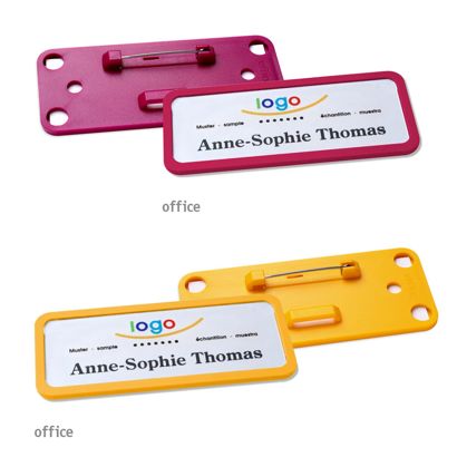 Namensschilder office quick-print Nadel 