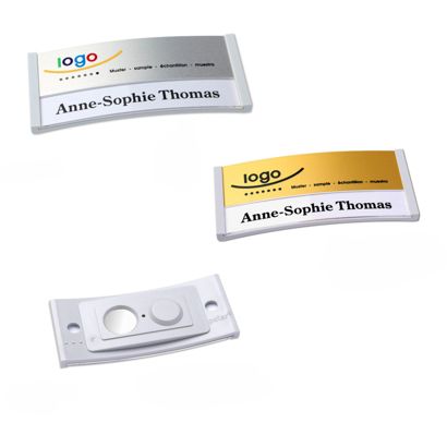 Namensschilder polar® alu-print Magnet 