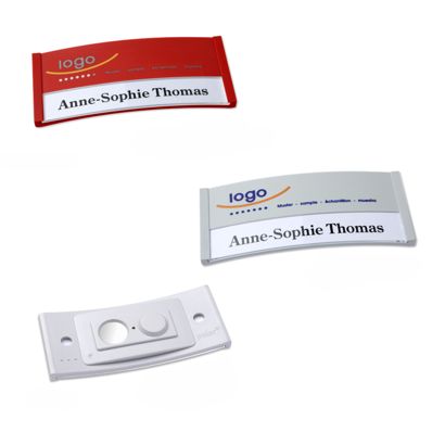 Namensschilder polar® color-print Magnet 