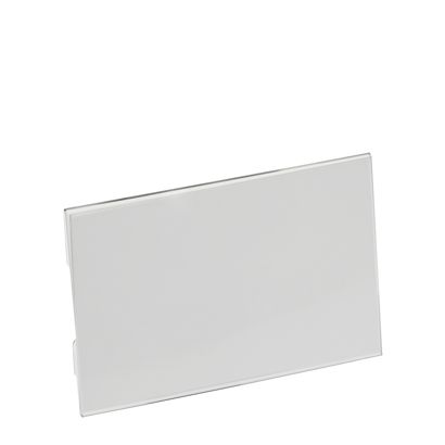 Namensschilder Acryl CLEAR, magnetisch 90 x 55 mm