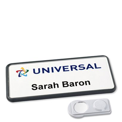 Namensschild Icon® mit Magnet smag® Magnet | anthrazit