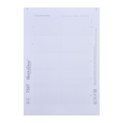 Druckbogen, blanko Vista® 50, 75 x 47 mm