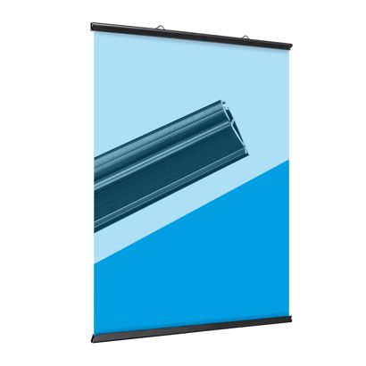 Posterschienen Kunststoff, zum Einschieben 