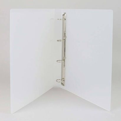 Präsentationsringbuch A4 transparent  | 4-D-Ring-Mechanik  | PP  | 20 mm