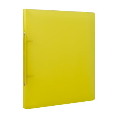 Ringbuch A5 gelb | 2-Ring Rundring-Mechanik