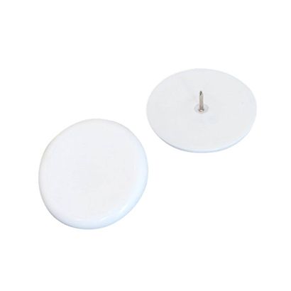 Plakatpieker, 30 mm weiß  | 100 Stück lose im Beutel 