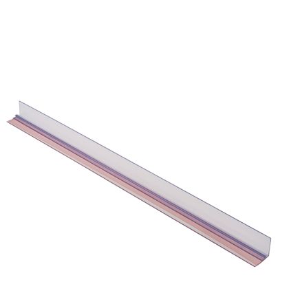 Teilerschiene mit Aufkantung und Klebeband 660 mm