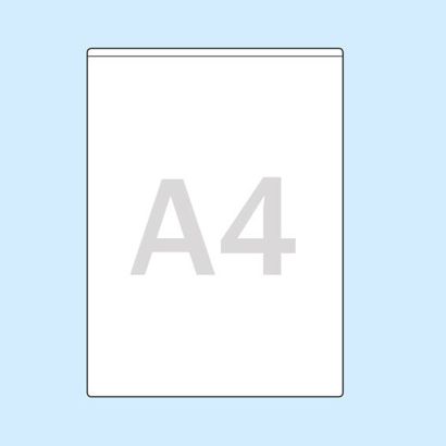 Rechtecktaschen, selbstklebend A4  | Schmalseite  | ohne Füllhöhe  | PP 
