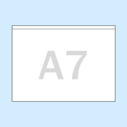 Rechtecktaschen, selbstklebend A7  | Breitseite  | ohne Füllhöhe  | PP 
