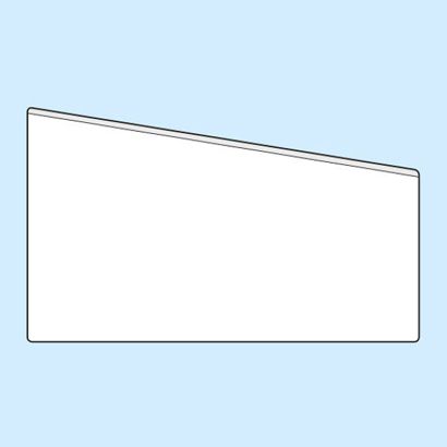 Rechtecktaschen, selbstklebend 110 x 65/45 mm | PP | ohne Füllhöhe | Breitseite