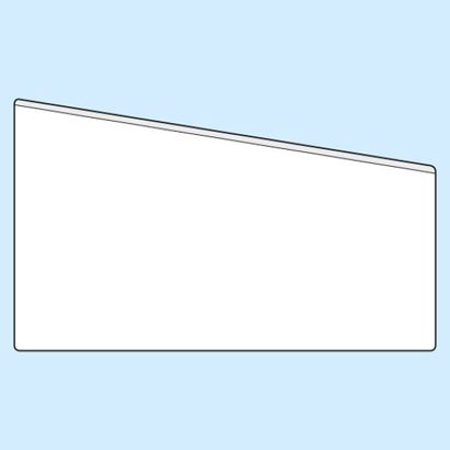 Rechtecktaschen, selbstklebend 217 x 130/95 mm | PP | ohne Füllhöhe | Breitseite