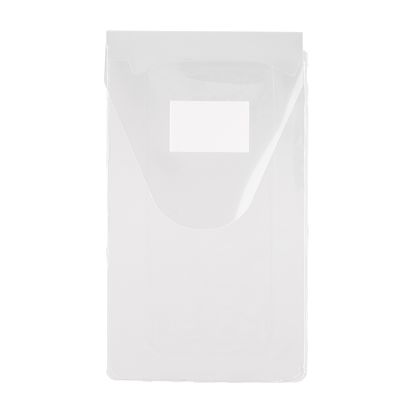 Rechtecktaschen 52 x 92 mm mit Klappe, Schmalseite offen, mit Füllhöhe 