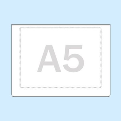 Rechtecktaschen, selbstklebend A5  | Breitseite  | mit Füllhöhe  | PP 