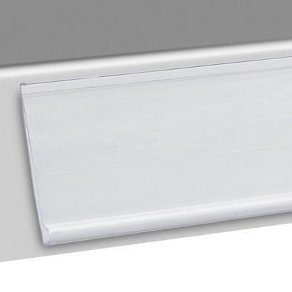 Scannerschiene DBR, selbstklebend 24 mm | 1000 mm | transparent  | zum Kleben (Standardklebeband) 