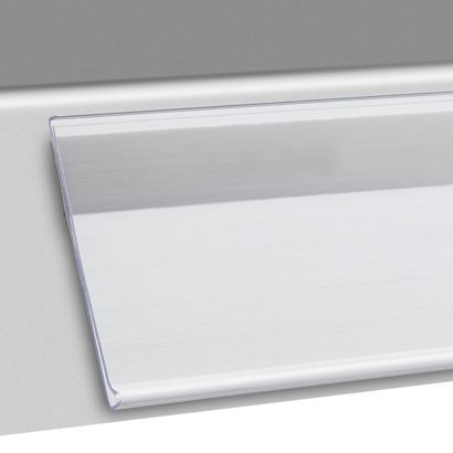 Scannerschiene DBR, selbstklebend 52 mm | 1000 mm | transparent  | zum Kleben (Schaumklebeband) 