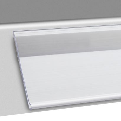 Scannerschiene DBR, selbstklebend 45 mm | 100 mm | transparent  | zum Kleben (Schaumklebeband) 