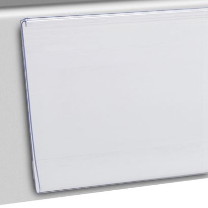 Scannerschiene DBR, selbstklebend, mit C-Raste 105 mm | 100 mm | zum Kleben (Standardklebeband) 
