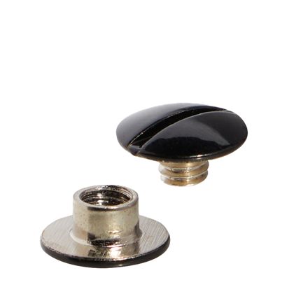 Buchschrauben, schwarz lackiert 3.5 mm