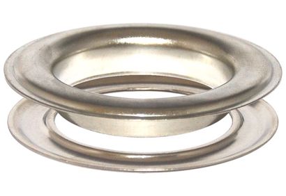 Ösen für Gardinen silber | Größe #12 (⌀ 40 mm)