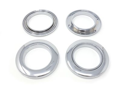 Ösen für Gardinen aus Kunststoff silber, chrom | Größe #12 (⌀ 39,5 mm)