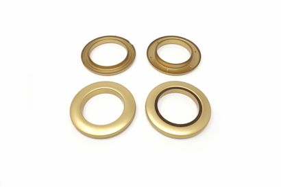 Ösen für Gardinen aus Kunststoff Größe #6 (⌀ 20 mm)  | gold 