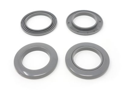 Ösen für Gardinen aus Kunststoff grau | Größe #6 (⌀ 20 mm)