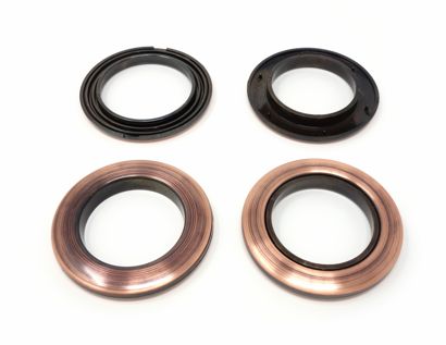 Ösen für Gardinen aus Kunststoff kupfer | Größe #6 (⌀ 20 mm)