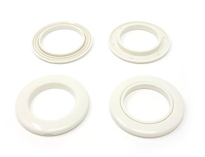 Ösen für Gardinen aus Kunststoff creme | Größe #10 (⌀ 34,5 mm)