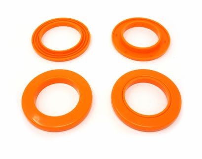 Ösen für Gardinen aus Kunststoff orange | Größe #10 (⌀ 34,5 mm)