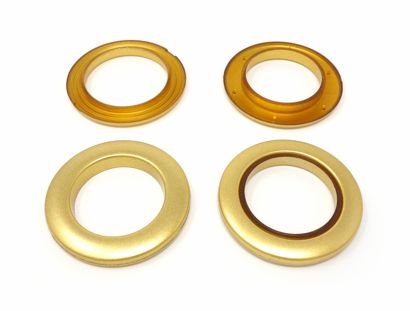 Ösen für Gardinen aus Kunststoff gold | Größe #10 (⌀ 34,5 mm)