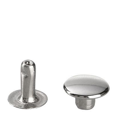 Hohlnieten silber | 9,1 mm