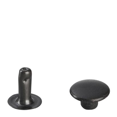 Hohlnieten schwarz | 9,1 mm