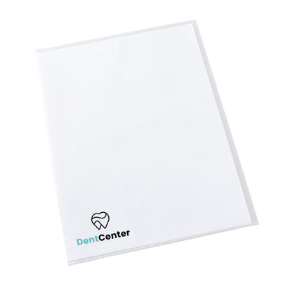 Sichthüllen A4 bedruckt PP 2-farbig | Siebdruck | transparent | PP | 160 µm | glatt